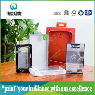 Custom Printing Environment Friendly Plastic / PVC/ PP/ Pet Electronic Packaging Box